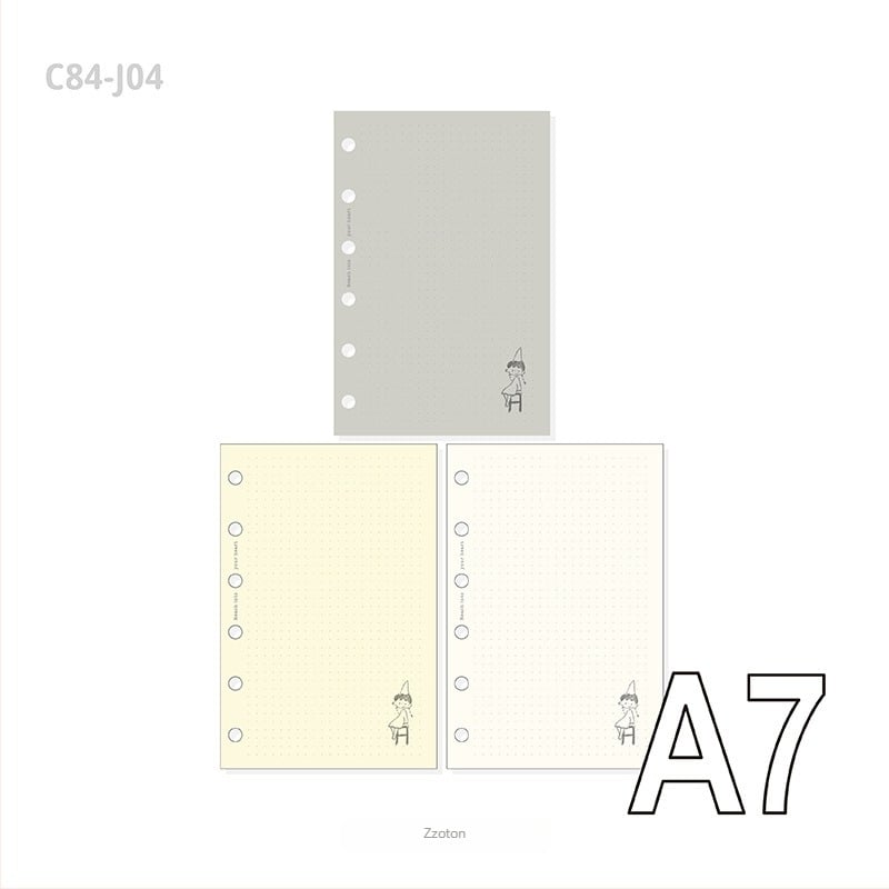 Рефил за тетрадка със специална хартия, стил карикатура, IP: изкуство и културно творчество