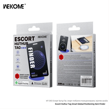 Глобален позиционер D03 – IP68 водоустойчив, безжично зареждане, Apple Maps, MFI сертифициран