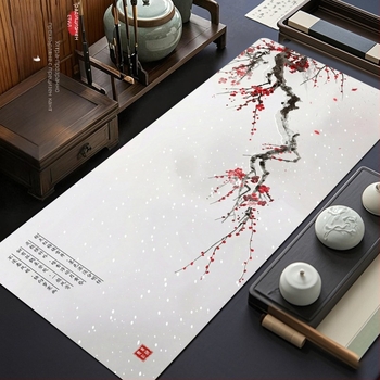 Офис подложка за бюро – гумена, антихлъзгаща, термопечат, национален стил