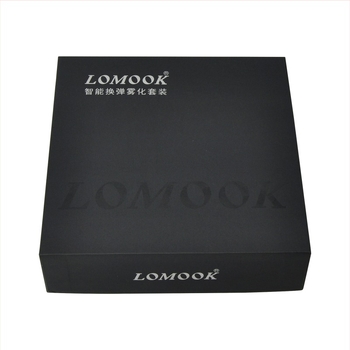 Електронна опаковъчна кутия с вътрешна тава, капак и дъно — персонализируема, от хартия/картон, кутия с горен и долен капак, печат на лого, флокиране, офсетен печат и сребърен горещ печат