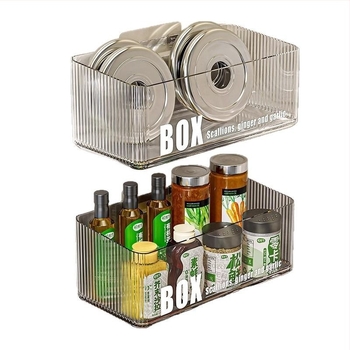 Кухненски стенен органайзер за съхранение на лук, джинджифил и чесън — пластмасов, модел MM-WM-150, носимост 20, единичен слой, без пробиване