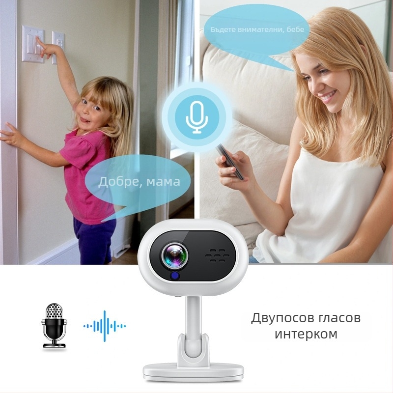 A4 Бебе монитор: 1080p запис и съхранение на TF карта