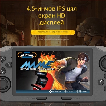 SF3000 PSP-стил портативна конзола с двойно джойстик, вградена ОС, USB интерфейс, AV изход, MP4 видеоплеър