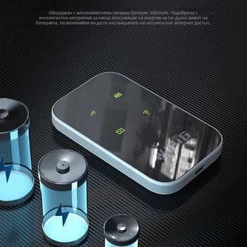 Пътуващ Wi-Fi рутер TM40-20, 150 Mbps, 2.4 GHz, 802.11n, поддържа Android приложение