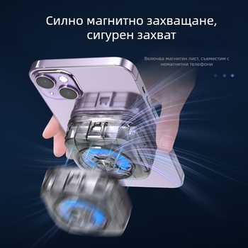 Охладител за мобилен телефон Thunder zun Lz-f49, 10W, 53g, Type-C, ABS+PCB