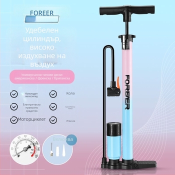 Ръчна помпа за надуване – за велосипеди и баскетбол, домашна употреба, универсална съвместимост