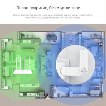 WiFi повторител USB захранван, модел K252, 802.11n, 50 м обхват на препредаване, за домашни мрежи
