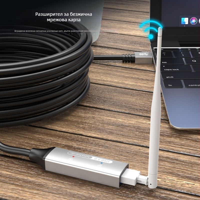 USB 3.0 удължителен кабел, мъжки към женски, 10 m, сигнален усилвател за конферентни видеокамери