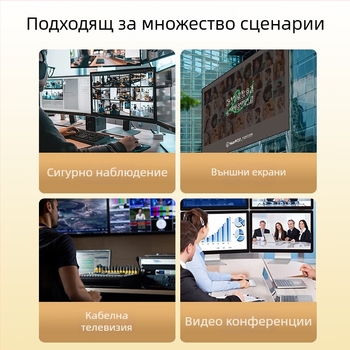 HDMI KVM удължител, 60 м обхват, пренос през RJ45 мрежов кабел, HDMI към RJ45 предавател, USB клавиатура съвместима