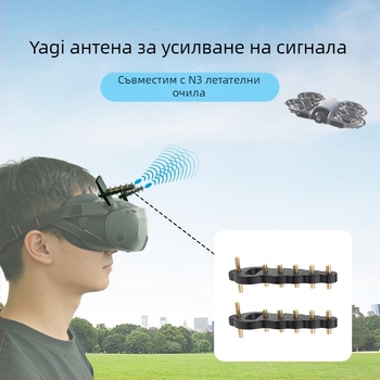 CQT Yagi антена за FPV очила A1/NEO2 – ABS и мед, комплект
