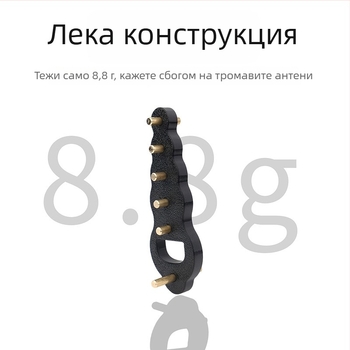 CQT Yagi антена за FPV очила A1/NEO2 – ABS и мед, комплект