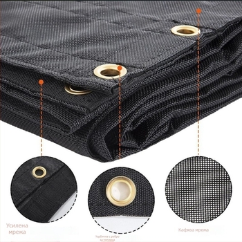 Камионна товарна мрежа Honghui XJ-85, PVC покрита, водоустойчива, тежък товар