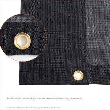 Камионна товарна мрежа Honghui XJ-85, PVC покрита, водоустойчива, тежък товар