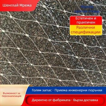 Полиетиленова мрежа против птици за градини, оранжерии и летища, модел F-2352, издръжливост 500 kN