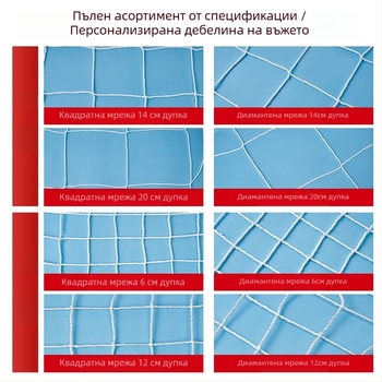 Контейнерни защитни мрежи — сигурност; полиестер и найлон; модел: мрежа за контейнери; персонализирано поръчване; за уплътняване на контейнери