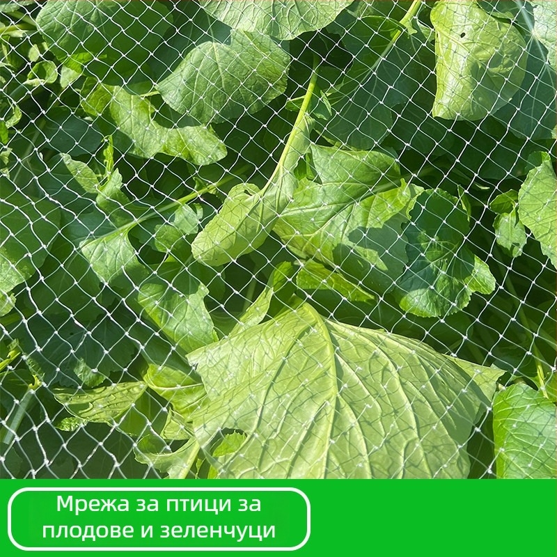 Укрепнена нейлонова птицезащитна мрежа за плодови дървета