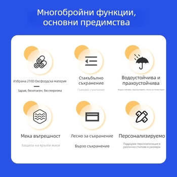 Мрежеста кошница за съхранение – прозрачен мрежест дизайн, лека и преносима; произход: Джянгсу; марка: Booker; предназначение: отпадъци против птици