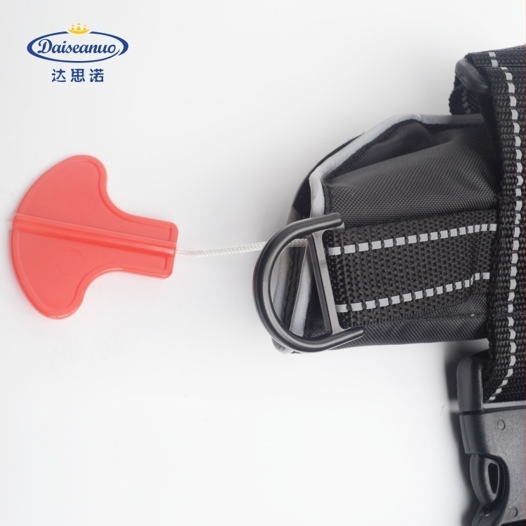 За възрастни надуваема спасителна жилетка, пълна автоматична надуване, 150N плавателност, модел AG19075, PU покритие 300D Oxford плат