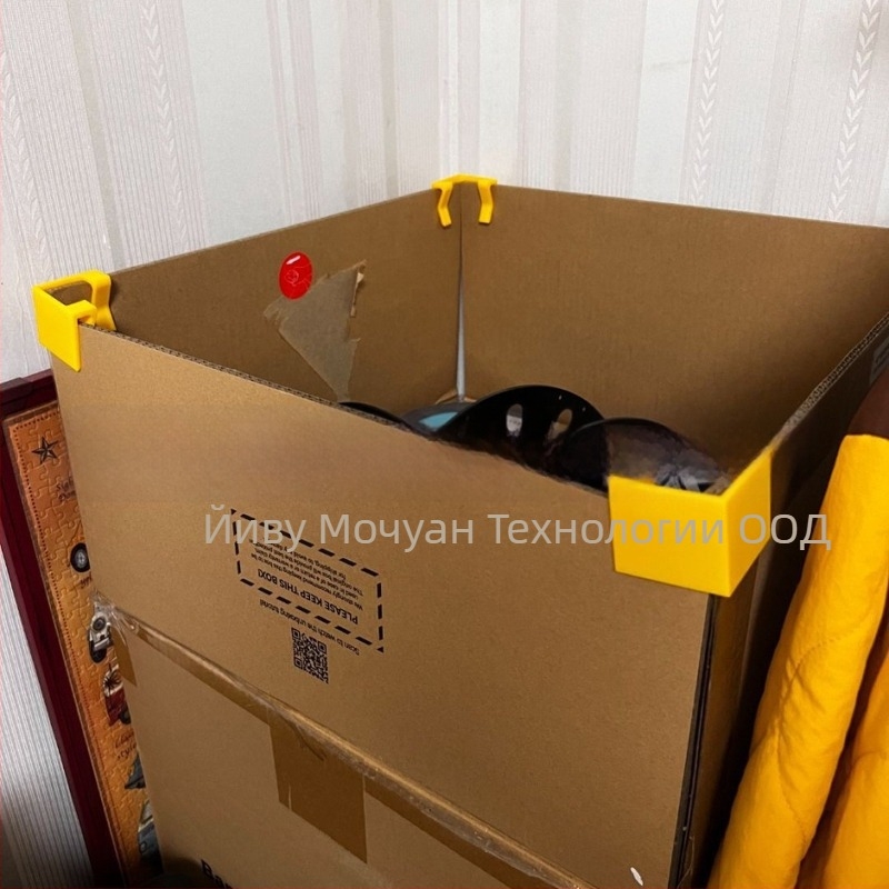 Mochuan L-образна защита за ъгъл на картонена кутия, пластмасова, 3D печат