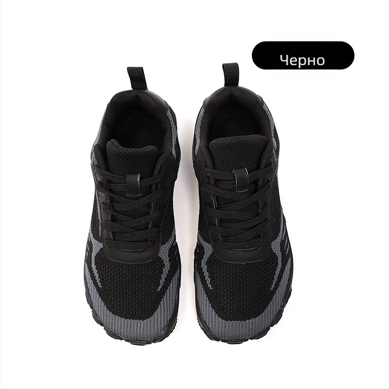 Хайкинг обувки за походи с широк нос, дишащо мрежесто горнище и противохлъзгаща подметка от естествен каучук