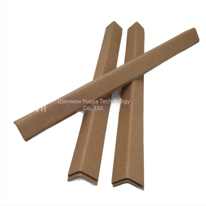 L-образна защита за ъгъл на хартия, кожа-подобна хартия + хартия за конци, екструзионна технология, печат на лого, Yuejia