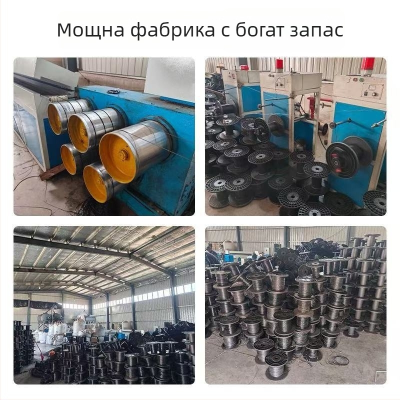 Anrui PET пластмасово-стоманено въже за опора на лози в оранжерия за градинарство и земеделско засаждане