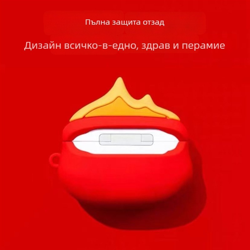 Защитен калъф за AirPods 4-то поколение и AirPods Pro 2-ро поколение – поликарбонат, гравиран дизайн