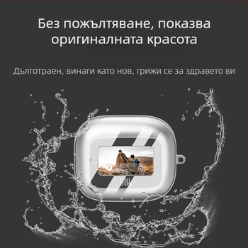 Прозрачен защитен калъф за JBL LIVE BEAM3 цветни безжични слушалки