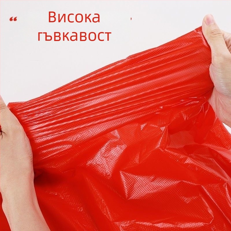 Торба за отпадъци, PE материал, усилена, еднократна, жилетен стил, домашна употреба