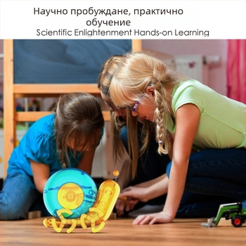 DIY соларен охлюв STEM играчка за деца на възраст 7–14 години • пластмаса • марка Zesheng • соларно захранване