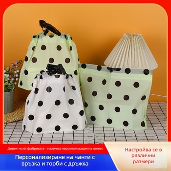 Еднократна опаковъчна торбичка с връзка, матово покритие, двупластова дебелина 14, за обща опаковка