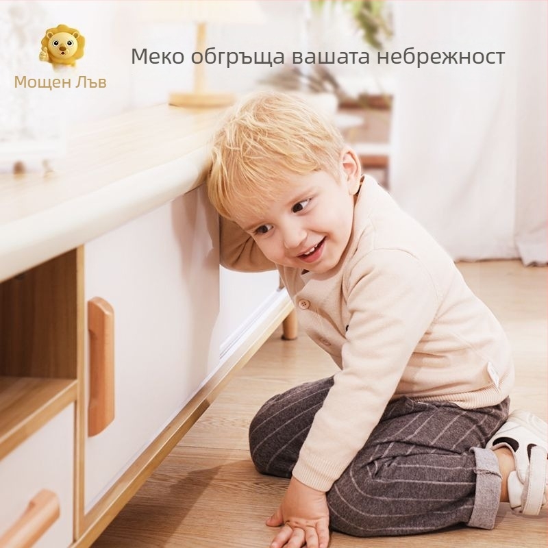 Бебешки предпазни ленти за ъгли на мебели — удебелени и по-широки предпазни ленти за маси, марка Powerful factory