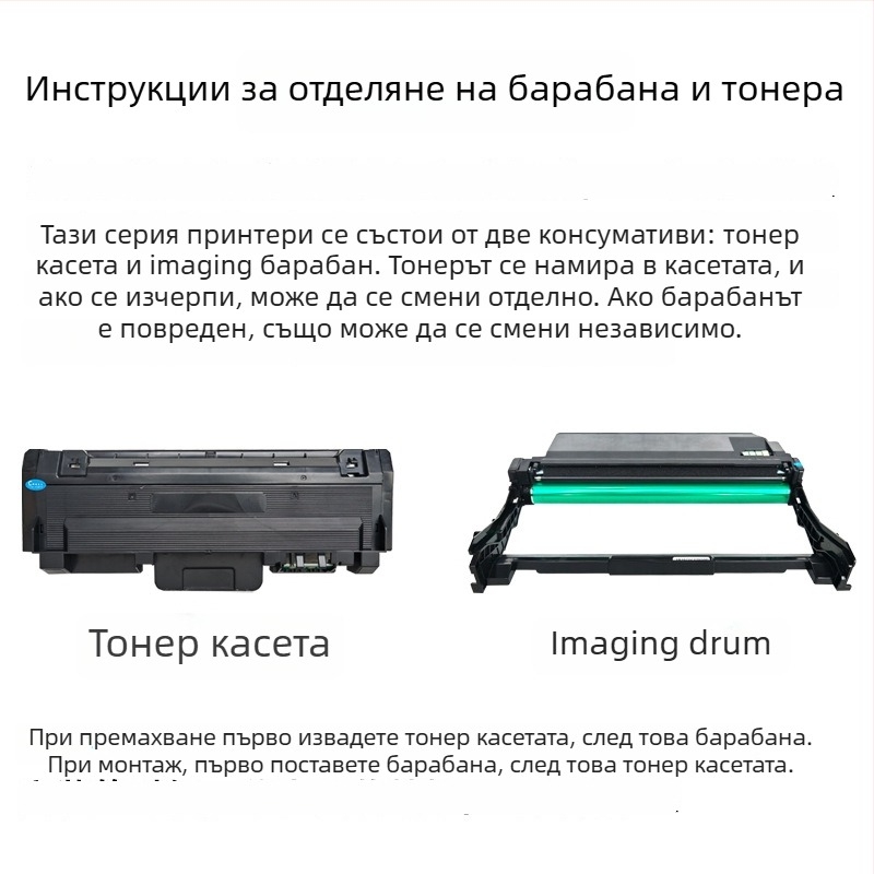 HP 323d/323dnw лазерен принтер — образуващ барабан за прахообразна кутия; съвместим с 323d, 323dnw, 323 w1810a, 181a, w1816a, w1810x, 181x; капацитет: 3000 страници в компактна кутия и 10000 страници тонер (5% покритие)