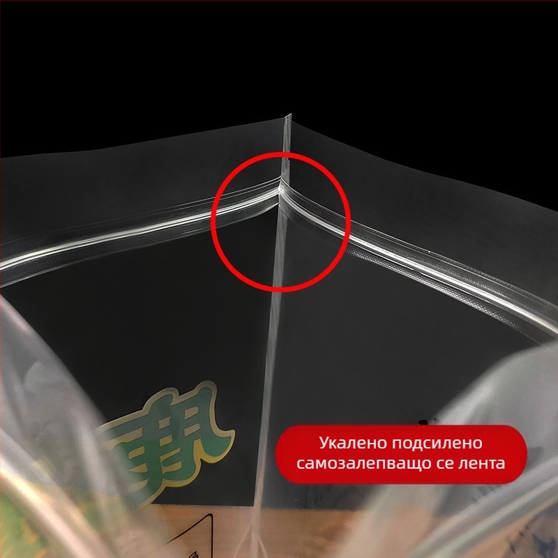 Опаковъчна торба за гъби с цип – композитен хранителен материал, без печат на лого, произход Jieyang, Guangdong, стил бизнес