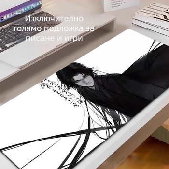 Настолна подложка за мишка, стил анимационна карикатура, естествен каучук, едностранна, печат с топлинен трансфер