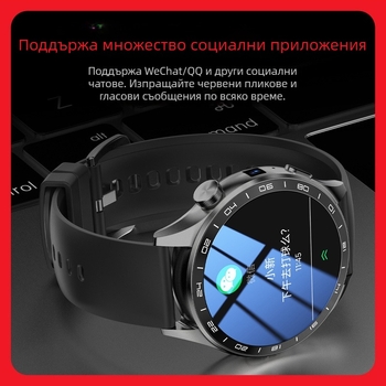 Смарт часовник със SIM карта, Android OS, GPS позициониране, Мониторинг на здравето, AMOLED дисплей