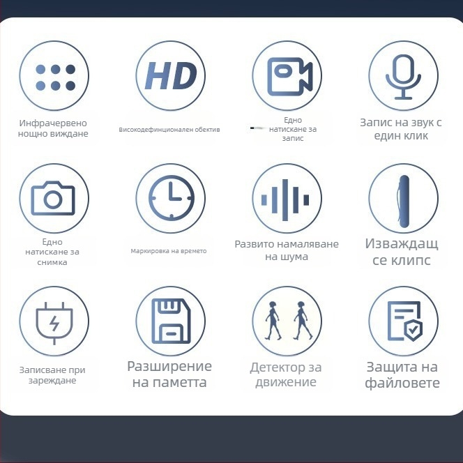 Спортна камера Y1 – CCD сензор, вграден микрофон, без оптично увеличение, пускане през 2025 г.