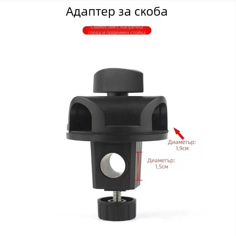 Create Win Chuck микрофонен удължителен захват – подова стойка с въртящ се универсален кръст за аудио аксесоари