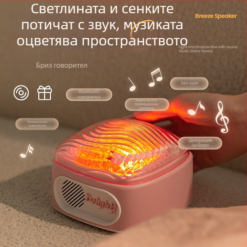 Звезден небесен проектор — нощна светлина; Bluetooth музика, USB захранване и презареждаща се батерия (5V, настолен/подов монтаж)