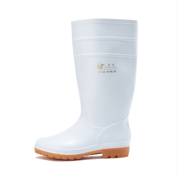 Високи водоустойчиви ботуши за хранителната индустрия с устойчивост на киселини и основи, масло, корозия и антихлъзгаща подметка