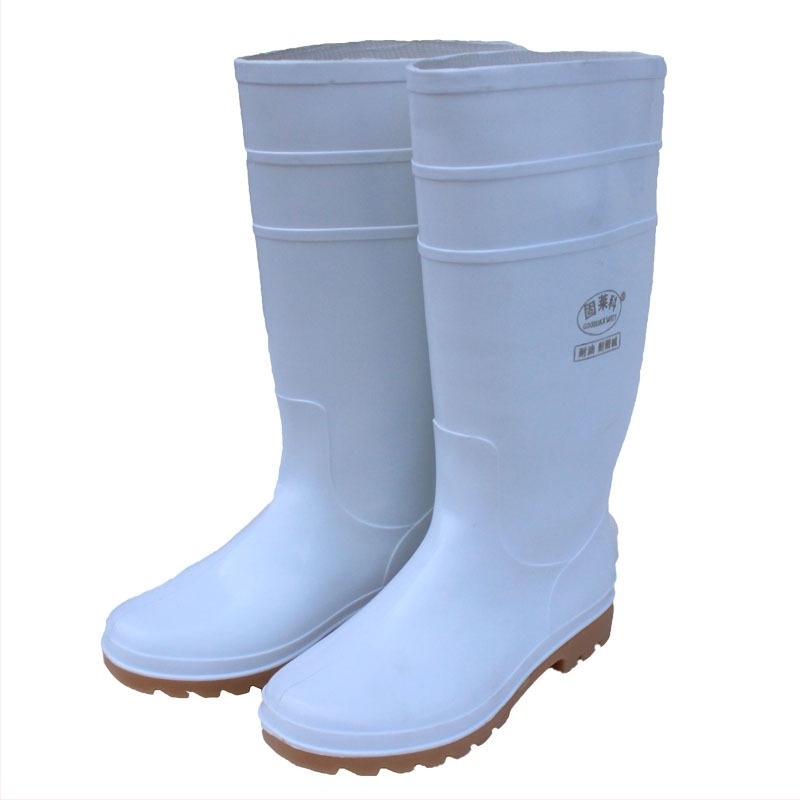 Guleike PVC ботуши за дъжд с висока горна част, маслоустойчиви, антихлъзгащи, за ферми за развъждане