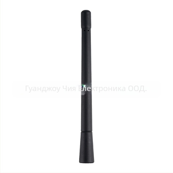 Телескопична антена за автомобилно радио с универсална съвместимост, монтиране с резба и гумен външен декоративен прът