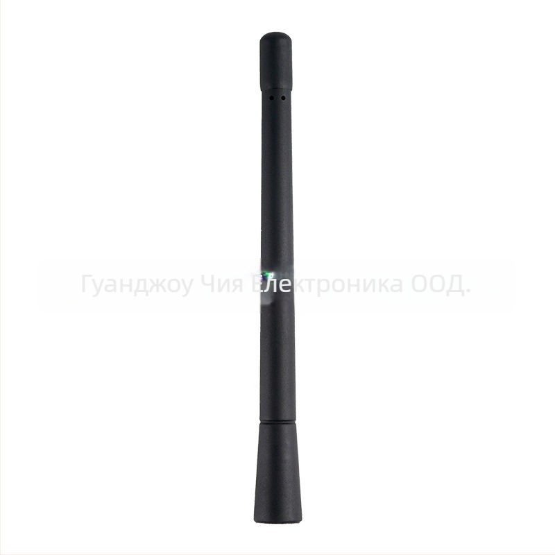 Телескопична антена за автомобилно радио с универсална съвместимост, монтиране с резба и гумен външен декоративен прът