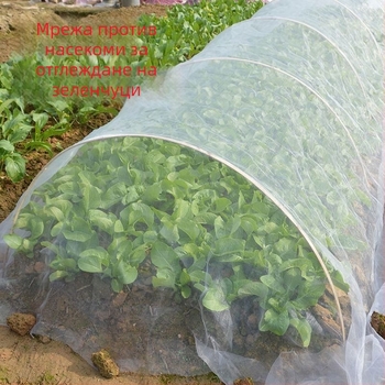 80-мрежова насекомоустойчива мрежа за отглеждане на зеленчуци, подходяща за разсад, градини и овощни градини; защита от насекоми и птици