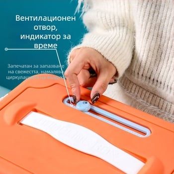 Пластмасова кутия за пелмени за замразяване със многоетажна тава, марка Godsend