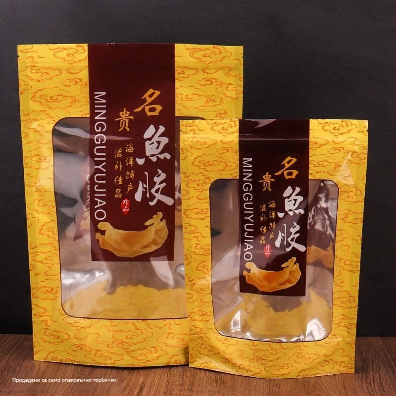 Nantai самостоятелно стояща ZIP-торбичка за хранителна опаковка със прозрачно прозорче, запечатана и влагозащитена пластмасова торба