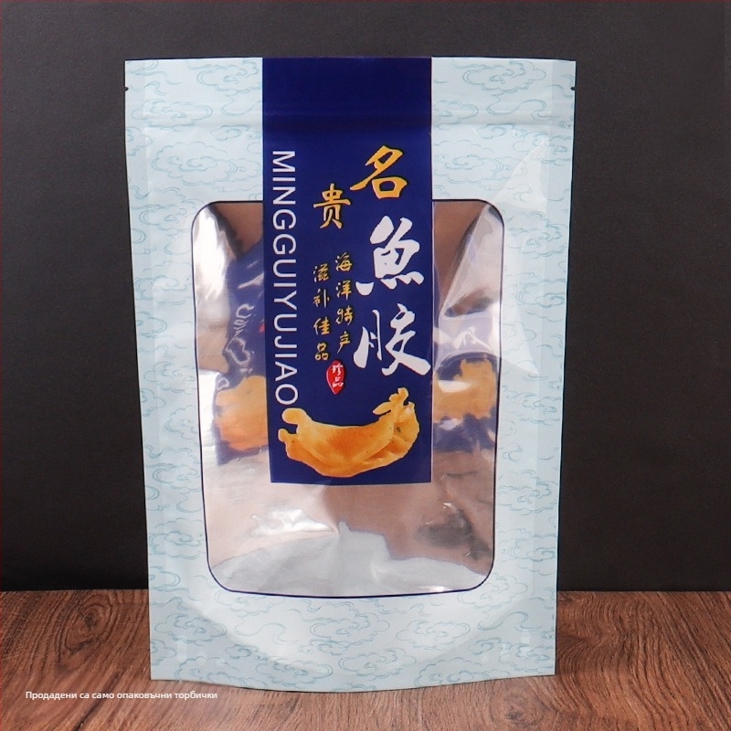 Nantai самостоятелно стояща ZIP-торбичка за хранителна опаковка със прозрачно прозорче, запечатана и влагозащитена пластмасова торба