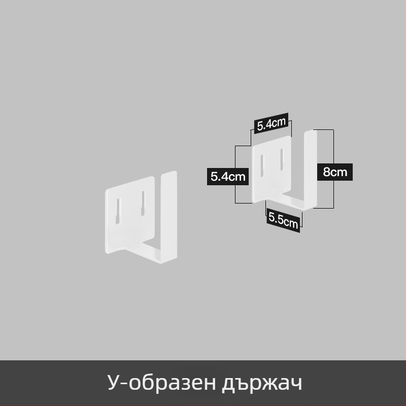 Nana Неръждаема стомана – стенен рафт с перфорирана дъска за съдове, дренажен рафт и органайзер за подправки — мултифункционален, без пробиване, мобилен
