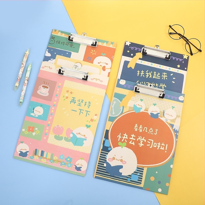 Клипборд за писане с двойно захващане: здрав клип и щипка за плоча, хартия, дебелина на плочата 3 мм, ширина на гърба 22 мм