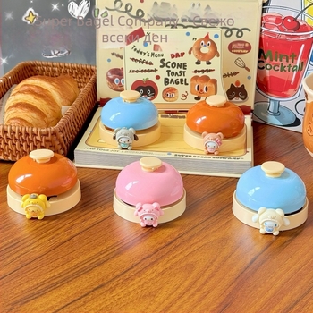 Звънец за обслужване с ръчно натискане - медно тяло, код на продукта WJZH-042, марка Lightweight, стил модерен минимализъм, геометрична форма, подходящ за дом, офис и хотел/ресторант